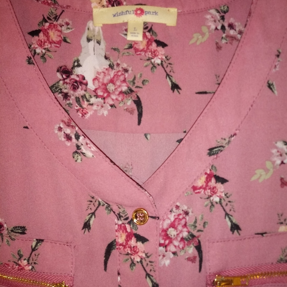 Wishful Park 3/4 Sleeve Dress Shirt Large - Picture 3 of 4